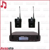 تصویر میکروفن بیسیم یقه ای هدمیک شور SHURE GLX-D4 