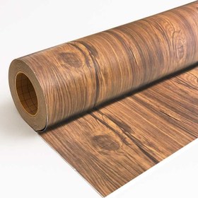 تصویر برچسب کابینت طرح چوب آنتیک مدل اچ اند اس 