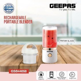 تصویر شیکر شارژیی جیپاس مدل GSB44058 RECHARGEABLE PORTABLE BLENDER