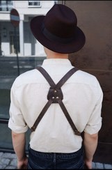 تصویر ساسبند چرم طبیعی /دستساز 