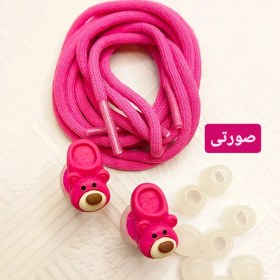 تصویر گیره و بند کفش - صورتی 