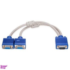 تصویر مبدل 1 به 2 VGA پی نت مدل PN-122 طول 0.24 متر 