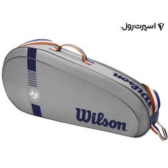 تصویر ساک تنیس ویلسون مدل Wilson Roland Garros Team 6 Pack 2022 (6 راکته) ساک ویلسون رولند گروس ( 6 راکته )