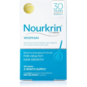 تصویر قرص نورکرین دانمارک بانوان فارمامدیکو 180 عددی NOURKRIN WOMAN 180 TABLET PACK 3 month