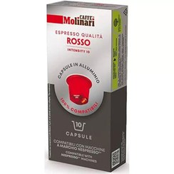 تصویر کپسول قهوه مولیناری 10 عددی Molinari 100 ARABICA CAPSULES 