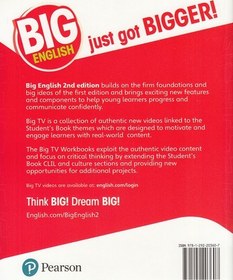 تصویر Big English 3 Big TV Workbook 2nd Edition بیگ انگلیش سه بیگ تی وی ویرایش دوم 