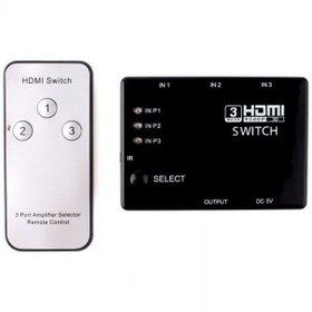 تصویر سوییچ 1 به 3 IFORTECHبرق دار HDMI 