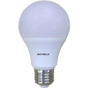 تصویر لامپ حبابی 9 وات شیله LED سرپیچ E27 
