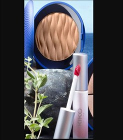 تصویر برنزر و رژگونه کیکو میلانو Blue Me Silky Bronzer Kiko Milano 