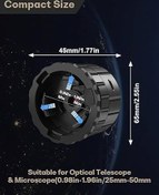 تصویر دوربین چشمی تلسکوپ وای‌فای برای نجوم – دوربین چشمی الکترونیکی 4 مگاپیکسلی برای عکاسی نجومی، سیاره‌شناسی و پرنده‌نگری، مناسب برای تلسکوپ‌ها و میکروسکوپ‌های نوری 25 تا 50 میلی‌متری 
