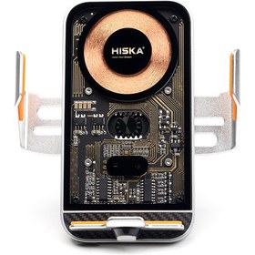 تصویر هولدر گوشی موبایل هیسکا مدل HK-2351W Hiska Car Holder HK-2351W