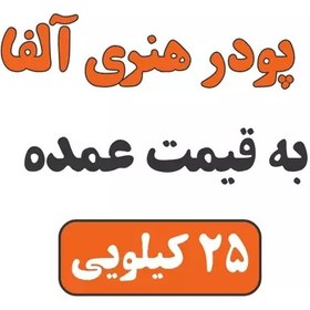 تصویر پودر سنگ هنری آلفا 25 کیلویی (پسکرایه) 