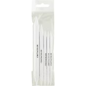 تصویر ست محو کن کرتاکالر ست محوکن کرتاکالر شامل: 5 سایز محوکن برای پخش کردن و کم کردن سایه ها درجزئیات و همچنین در سطح وسیعی از اثردر سه سایز بزرگ ، متوسط و کوچکمورد استفاده در طراحی و سیاه قلم ساخت اتریش