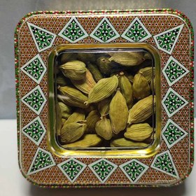 تصویر ظرف خاتم هل اکبر 30 گرم 30 grams of cardamom