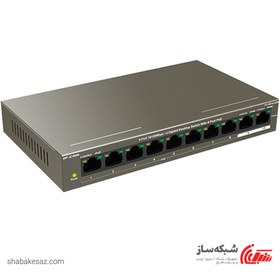 تصویر سوئیچ 8 پورت آی پی کام F1110P-8-102W IPCOM F1110P-8-102W 8PoE 10/100 Mbps Port Gigabit Switch