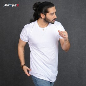 تصویر تیشرت ساده در رنگ بندی با بالاترین کیفیت - سفید / Simple t-shirt in the highest quality colors