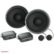 تصویر ساب و بلندگو خودرو کامپوننت هارمن کاردن مدل FLOW 600CF قدرت ۳۶۰ وات 