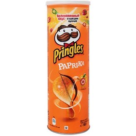 تصویر چیپس پرینگلز با طعم پاپریکا ۱۶۵ گرمی ا Pringles Paprika Flavour Savoury Snack 165 gr Pringles Paprika Flavour Savoury Snack 165 gr