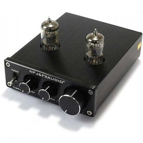 تصویر پری آمپلی فایر لامپی FX-AUDIO TUBE-03 Preamplifier 6K4 Tube Hi-Fi with Bass & Treble 