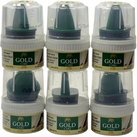 تصویر واکس مناسب کفش چرم برند گلد کر Gold Care ساخت ترکيه بی رنگ 50 ميل wax shoes gold care Standard Shoe Polish Cream 50ml