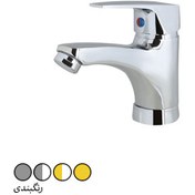 تصویر شیر روشویی طوفان فلز مدل مینا Tofan Felez Pillar Faucet Mina Model