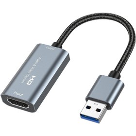 تصویر کارت کپچر اکسترنال 4K - آمازون کالا Audio/Video Capture Card, USB3.0 HDMI to USB C, 4K 1080P 60FPS Capture