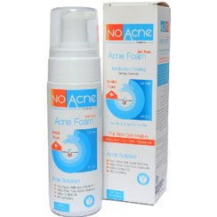 تصویر فوم شستشو ضدجوش تخصصی پوست چرب و جوشدار نوآکنه حجم 150 میل No Acne Acne Foam Face Wash For Oily And Acne Prone Skin 150 ml