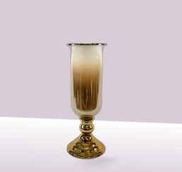 تصویر گلدان فلزی نسترن 