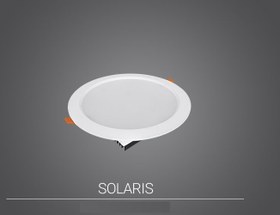 تصویر چراغ پنلی پارس شعاع توس مدل سولاریس ۳۰ وات دایره ای 