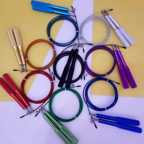 تصویر طناب ورزشی کراس فیت با دسته فلزی 