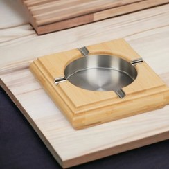 تصویر زیر سیگاری کف استیل 