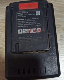 تصویر باطری شارژی لیتیوم 18ولت 