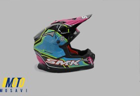 تصویر کلاه کاسکت کراسی SMK کد 101 