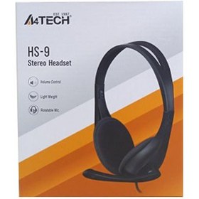 تصویر هدست ای فورتک مدل HS 9 ا A4TECH HS-9 Stereo Headset A4TECH HS-9 Stereo Headset