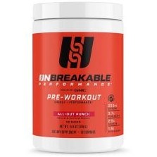 تصویر پری ورک اوت جی ان سی GNC UNBREAKABLE Pre-Workout 