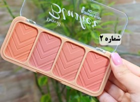 تصویر پالت رژگونه 4عددی دایسل Deycill blusher - شماره ۱ Deycill Blusher Palette