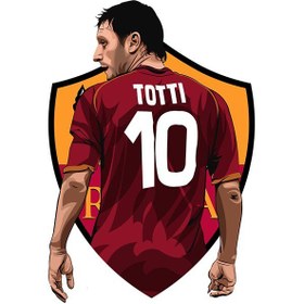تصویر تیشرت طرح Totti 