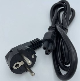 تصویر کابل برق لپ تاپ دی-نت مدل ارت دار 3x1 تمام مس D-NET طول 1.5 متر D-NET LAPTOP POWER 3x1 CABLE 1.5M