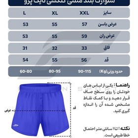 تصویر شلوارک بدنسازی بلند نایک پرو 