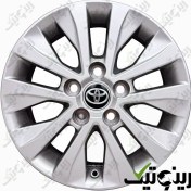 تصویر رینگ فابریک تویوتا کرولا 15 اینچی رنگ سیلور 