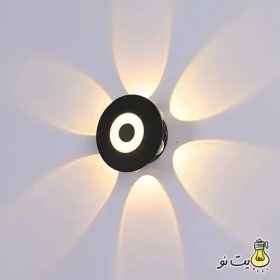 تصویر چراغ دیواری دکوراتیو وسط نور مدل IR-MD6408-O برند مودی 