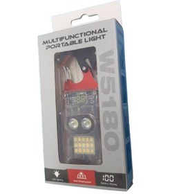 تصویر چراغ قوه چند کاره جیبی شارژی سولاردار W5180 multi-functional-portable-light-w5180