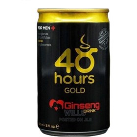 تصویر نوشیدنی انرژی زا جنسینگ 48 ساعته طلایی 100 میل Ginseng 48 Hours Gold Drink 