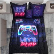 تصویر سرویس خواب مدل دسته بازی کد game 67 یک نفره 5 تکه 