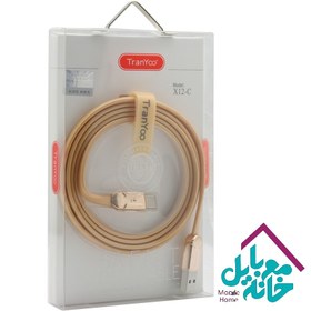 تصویر کابل تبدیل USB به USB-C ترانیو مدل X12-C طول ۱.۲ متر CABLE TYPE C TRANYOO X12-C