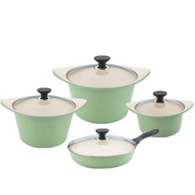 تصویر سرویس قابلمه سرامیکی 8 پارچه کیپ مدل KCS-125 Keep KCS-125 Pot Set 8 Pieces