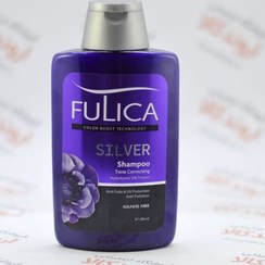 تصویر شامپو ضد زردی مو سیلور Fulica ا Fulica Silver Tone Correcting Shampoo 200ml Fulica Silver Tone Correcting Shampoo 200ml