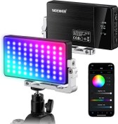 تصویر ویدیو لایت نیور برند : NEEVER مدل : SL90 pro RGB LED Video Light NEEWER SL90 Aluminum Alloy RGB Panel Video Light