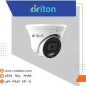 تصویر دوربین تحت شبکه برایتون دام 5 مگاپیکسل دوال لایت کیس فلزی میکروفون دار IPC-75T9AR-FMU 