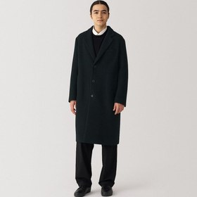 تصویر پالتوی چستر ترکیب پشمی برند muji Wool Blend Chester Coat